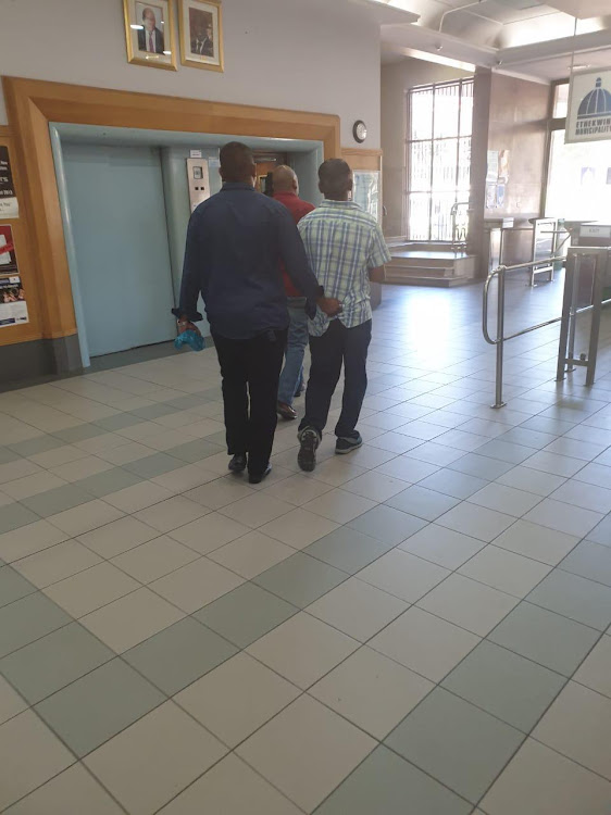 Sudesh Beethraj was escorted out of the eThekwini municipal offices on Friday by members of the Hawks. He was arrested on charges of corruption after an undercover operation in which he solicited a bribe.