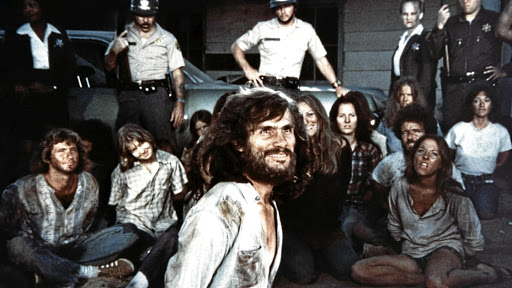 Steve Railsback as Manson in the 1976 TV film 'Helter Skelter'.