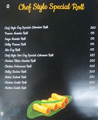 Chef Style menu 4