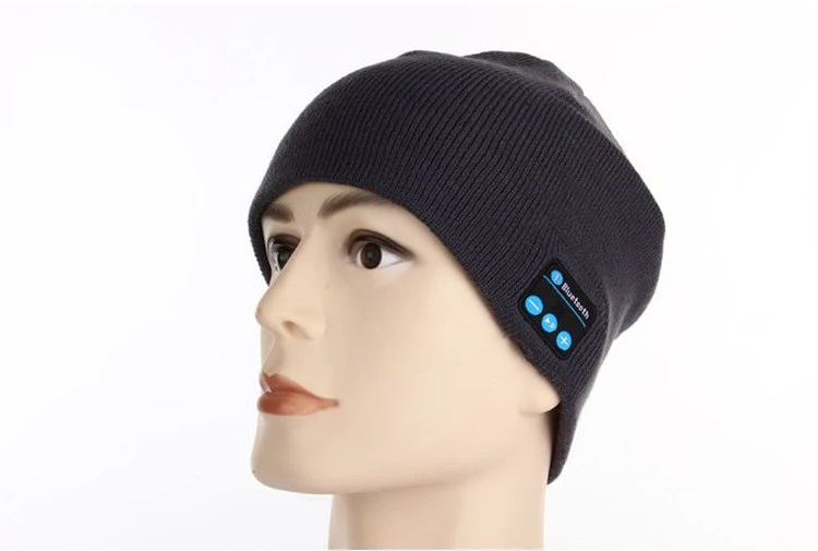 Title 1, Bonnet tricoté Bluetooth sans fil appels musiqu...