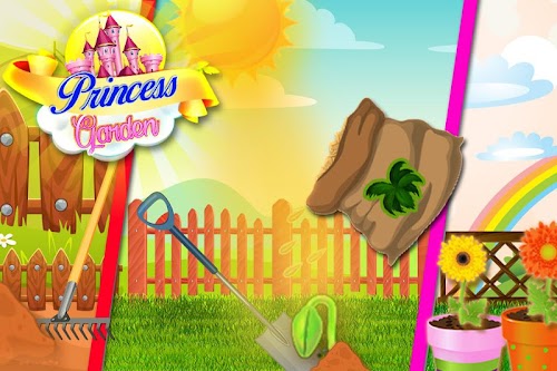 Android application Princess Garden Makeover screenshort