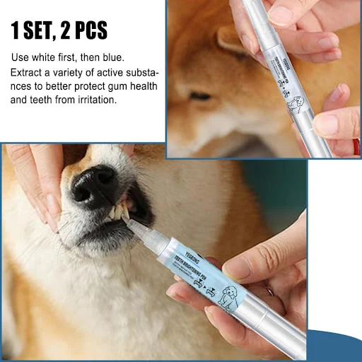 5ml Pets Teeth Cleaning Pen Dog Oral Grooming Tools Fresh Breath Mild Dispel Tartar Teeth Whitening Pen Household Pet Su