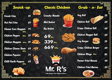 Chick A Holic Rooster menu 