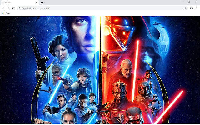 Star Wars Wallpapers and New Tab