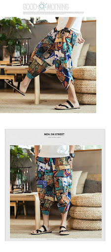 Title 15, Mens Chinese Style Large Size Loose Retro Casu...