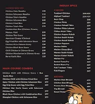 Chinese Mess menu 2