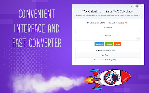 TAX Calculator  - Sales TAX Calculator