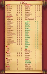 Shawarma Roll menu 1