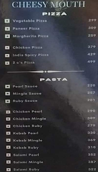 Cafe D Mama menu 2