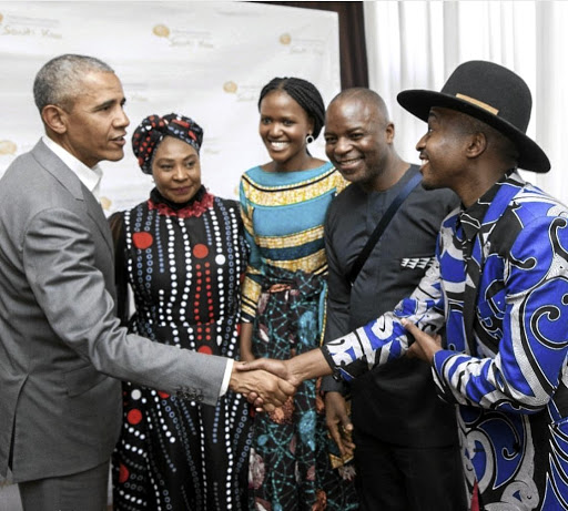 Trevor Stuurman, with former US president Barack Obama