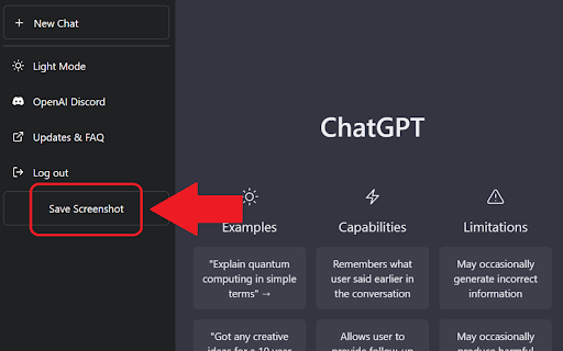 ChatGPT Screenshotter