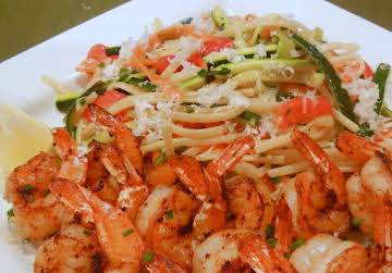 Summertime Lemony Linguine with Zesty Shrimp