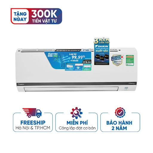 Máy lạnh Daikin Inverter 1.5 HP FTKB35WMVMV