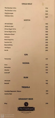 The Courtyard By Park Plaza menu 1