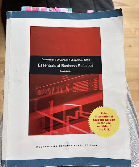 Essentials of Business Statistics (Int&#039;l Ed)