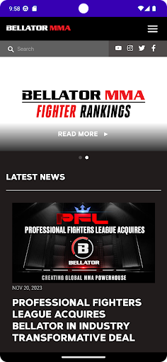 Screenshot Bellator MMA