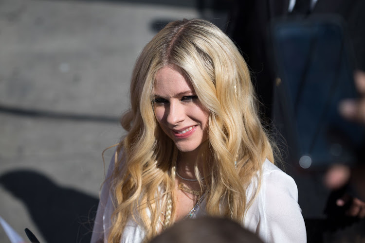 Avril Lavigne is seen at 'Jimmy Kimmel Live' on September 12 2018 in Los Angeles, California.