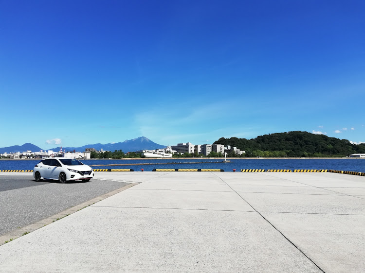 リーフの大山から日本海へ😍✨・豪円山ロッジ❗(*^^*)/・ジンギスカンバイキング✌️・米子城跡🏯＆米子港🌊・豪円山のろし台🗻に関するカスタム事例の投稿画像20枚目
