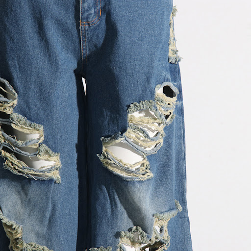 Title 25, European and American Style Street Lapel Denim ...