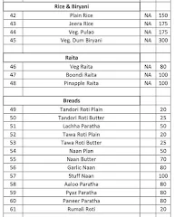 Indian Flavors menu 5