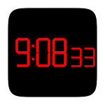 Cover Image of ダウンロード デジタル時計の秒 1.0.6 APK