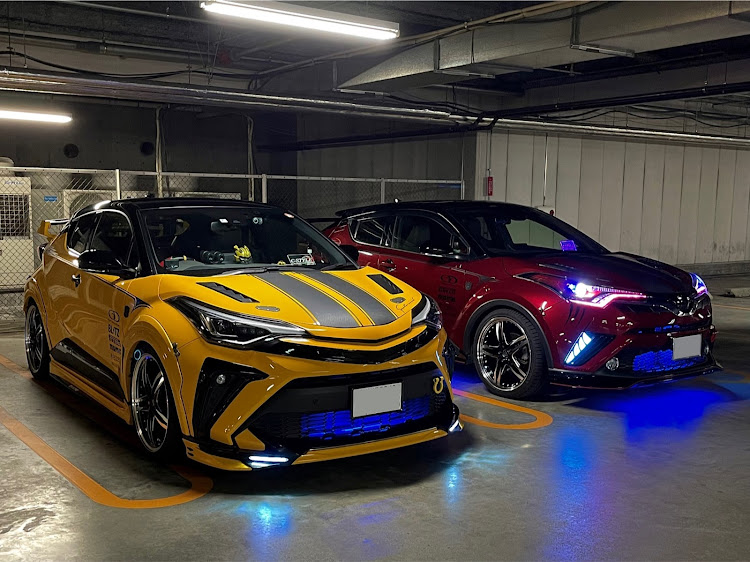 C-HRのTOYOTA・C-HR・バンブルビー・レッドデビル・兄妹車コラボに関するカスタム事例の投稿画像1枚目