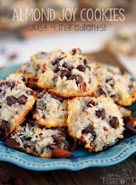 Almond Joy Cookies - Just 4 Ingredients! was pinched from <a href="http://www.momontimeout.com/2016/07/almond-joy-cookies-just-4-ingredients/" target="_blank">www.momontimeout.com.</a>