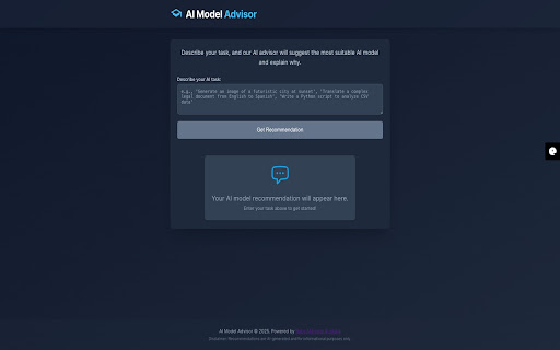 AI Model Advisor