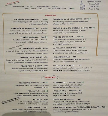 Spago menu 