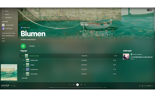 Spotify Dynamic Theme Plus