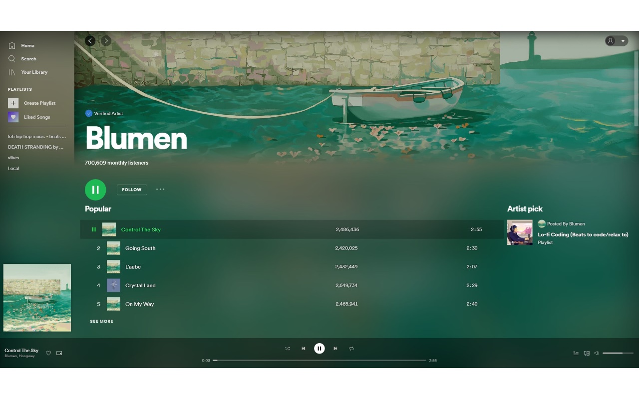 Spotify Dynamic Theme Plus Preview image 3