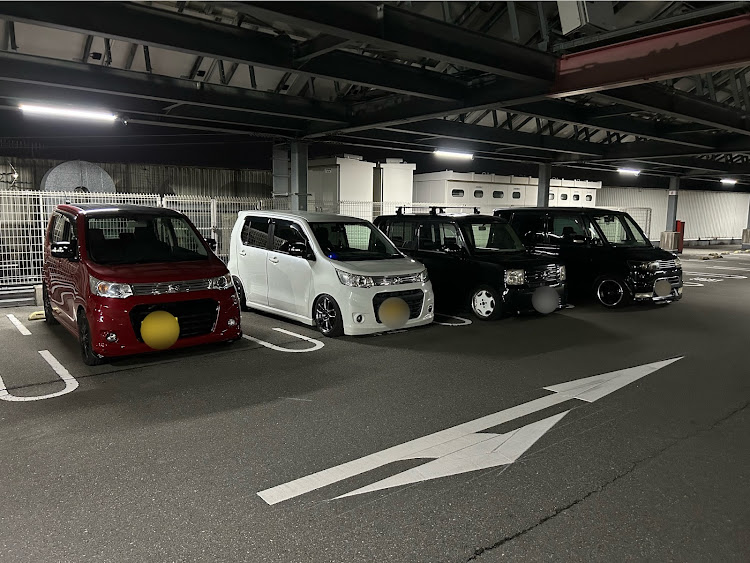 ワゴンRスティングレーの秋の全国交通安全運動・同車種コラボ・エンジンのかかり不調継続中・mh34sスティングレーに関するカスタム事例の投稿画像1枚目