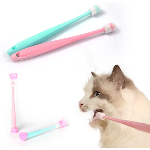 Dog Toothbrush 360 Degree Soft Silicone Cat Dental Care Cat Toothbrush Oral Hygiene Easy To Handle Deep Clean Dog access