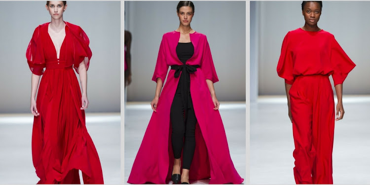 Erre at SAFW Spring Summer 2018 was one of several desingers to use a strong colour palette