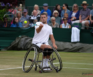 Late break in set 1 en een nagelbijter in tiebreak set 2: Joachim Gérard na spannende match naar finale Wimbledon