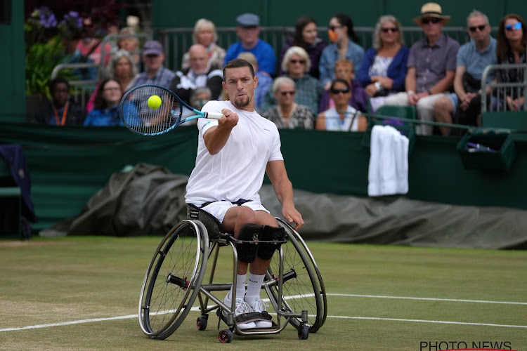 Late break in set 1 en een nagelbijter in tiebreak set 2: Joachim Gérard na spannende match naar finale Wimbledon