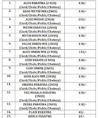 Varanasi Paratha House menu 1