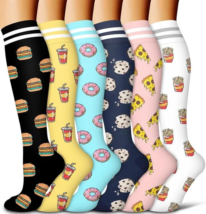 Title 2, Dames minimalistische cartoon print compressies...