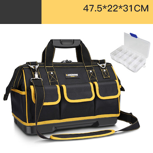 Title 10, Hand-held Multifunctional Canvas Tool Bag Thick...