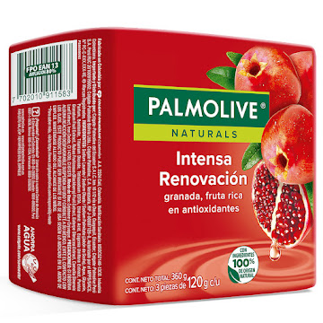 Jabón Palmolive Naturals Intensa Renovación Barra Pack 120 gr x 3 und  