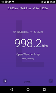 Air Pressure screenshot for Android