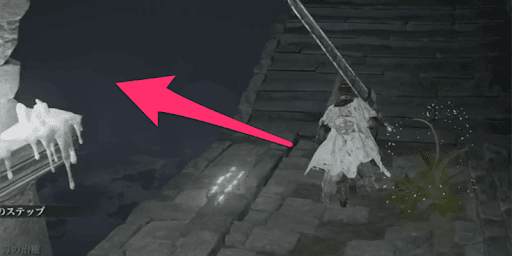 レバーはボス扉手前の階段横を落ちた先