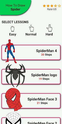 Screenshot How to draw Spider Boy easy