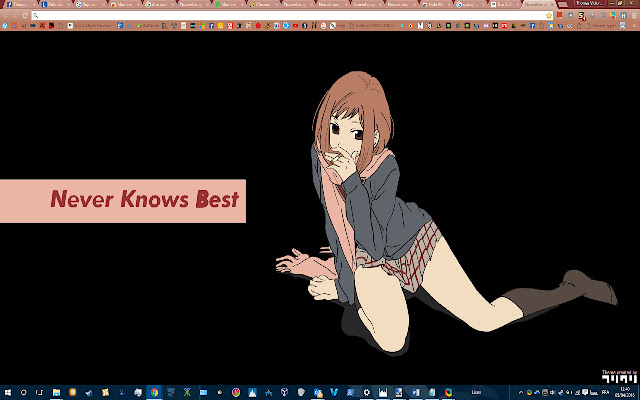 Mamimi FLCL dark simple (use with HMVR!) chrome extension