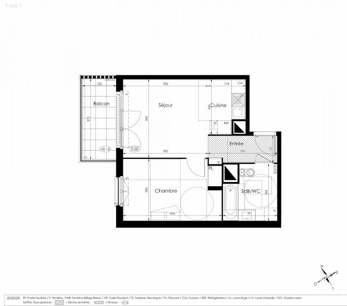 Vente appartement 2 pièces 41 m² à Tournan-en-Brie (77220), 233 000 €