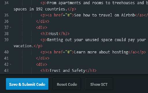 Codecademy SCT Viewer