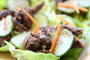 Asian Beef Lettuce Wraps