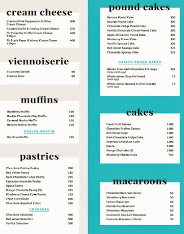 The Cafe By Foodhall menu 