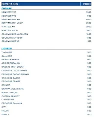 Lounge Bar - Hilton Mumbai International Airport menu 4