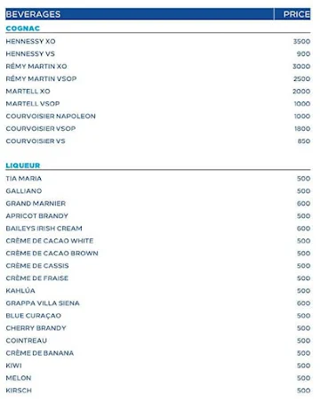 Lounge Bar - Hilton Mumbai International Airport menu 